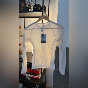 NWT Rapha Lightweight Base Layer Long Sleeve Women's Small White